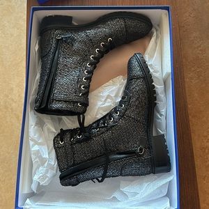 Stuart Weitzman Thalia Combat Boots. Size 7. Dust bag included. Never been worn.